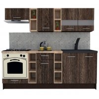 Bucatarie MARINA NEW 220 Wenge / Decor 7648